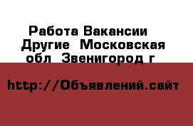 Работа Вакансии - Другие. Московская обл.,Звенигород г.